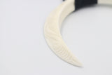 Double Bound Pig Bone Tusk