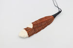 Bound Bone feather pendent