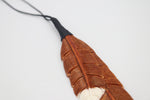 Bound Bone feather pendent