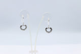 Stg Silver Horseshoe Earrings