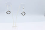 Stg Silver Horseshoe Earrings