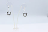 Stg Silver Horseshoe Earrings