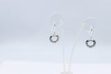 Stg Silver Horseshoe Earrings