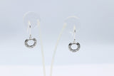 Stg Silver Horseshoe Earrings