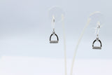 Stg Silver Stirrup Iron Drop set Earrings