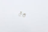 Stg Silver Horseshoe Stud Earrings