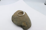 Stg Silver Ring with New Zealand Greenstone 76ALXG