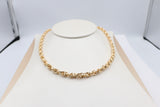 9ct Gold Italian Hollow Fancy Overlapping ChainGAC055