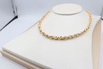 9ct Gold Italian Hollow Fancy Overlapping ChainGAC055