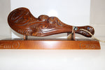 New zealand native wood Wahaika With Base