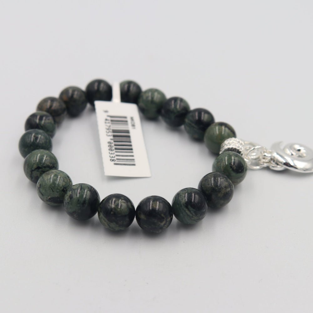 New Zealand Greenstone Stretch Bracelet