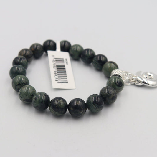 New Zealand Greenstone Stretch Bracelet