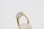 18ct Gold Diamond 3 Stone Ring  TDW 1.02 carat