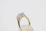 18ct Gold Diamond 3 Stone Ring  TDW 1.02 carat