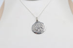 Solid Stg silver Saint Christopher Pendent