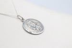 Solid Stg silver Saint Christopher Pendent