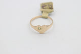 9ct Gold Girls Signet Ring with Peridot