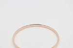 9ct Solid Rose Gold Bangle SYB21R