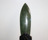 New Zealand Wood and Greenstone Full Size Taiaha