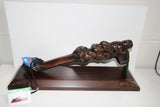 Wooden Large Ceremonial adze with Greenstone