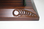 Wooden Large Ceremonial adze with Greenstone