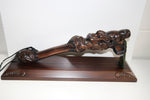 Wooden Large Ceremonial adze with Greenstone