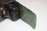 Wooden Large Ceremonial adze with Greenstone