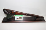 Wooden Tewha Tewha with Greenstone