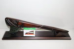 Wooden Tewha Tewha with Greenstone
