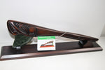 Wooden Tewha Tewha with Greenstone