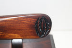 New Zealand Wood and Greenstone Taiaha with base