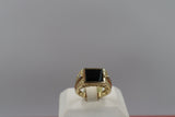 9ct Gold Onyx set Mens Ring