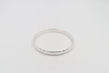 Sterling Silver Solid Bangle