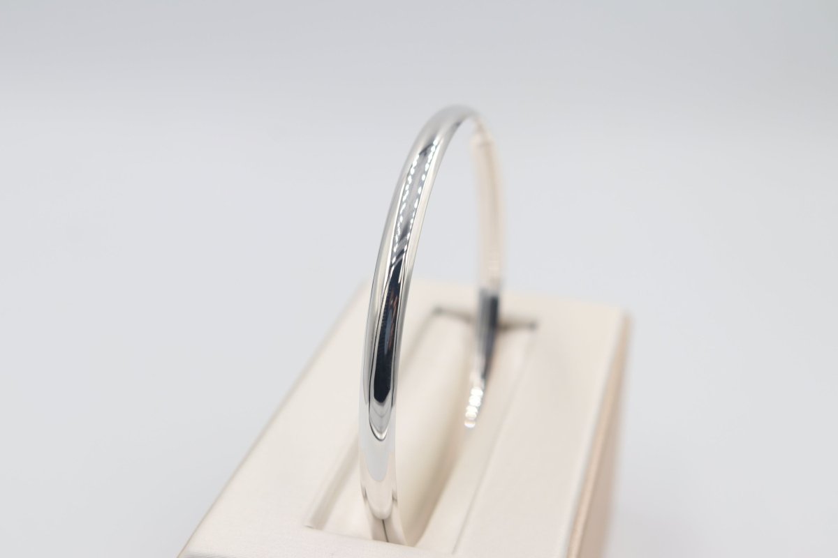 Sterling Silver Solid Bangle