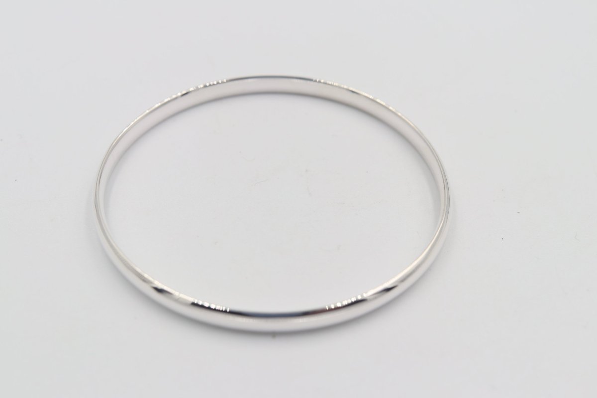 Sterling Silver Solid Bangle