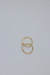 9ct Gold Plain 1.5mm Tube Hoops