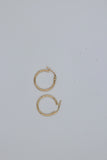 9ct Gold Plain 1.5mm Tube Hoops