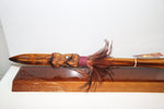 New Zealand Native Wood 21st Taiaha with base