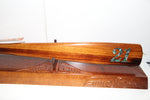New Zealand Native Wood 21st Taiaha with base