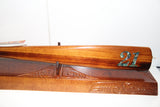 New Zealand Native Wood 21st Taiaha with base