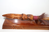 New Zealand Native Wood Taiaha with base