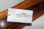 New Zealand Native Wood Taiaha with base - WM975