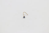 9ct Gold Genuine Ceylon Sapphire Nose Stud