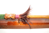 Wooden Taiaha with base and Greenstone Blade