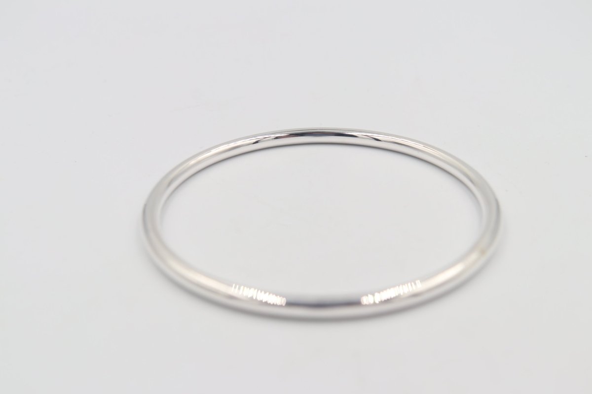 Sterling Silver Full Round Bangle