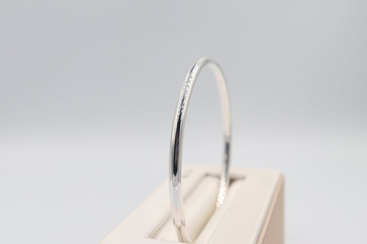Sterling Silver Full Round Bangle