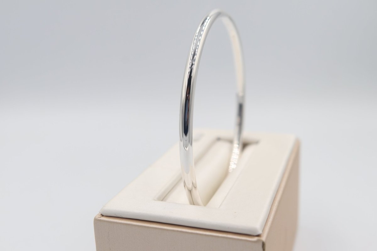 Sterling Silver Full Round Bangle