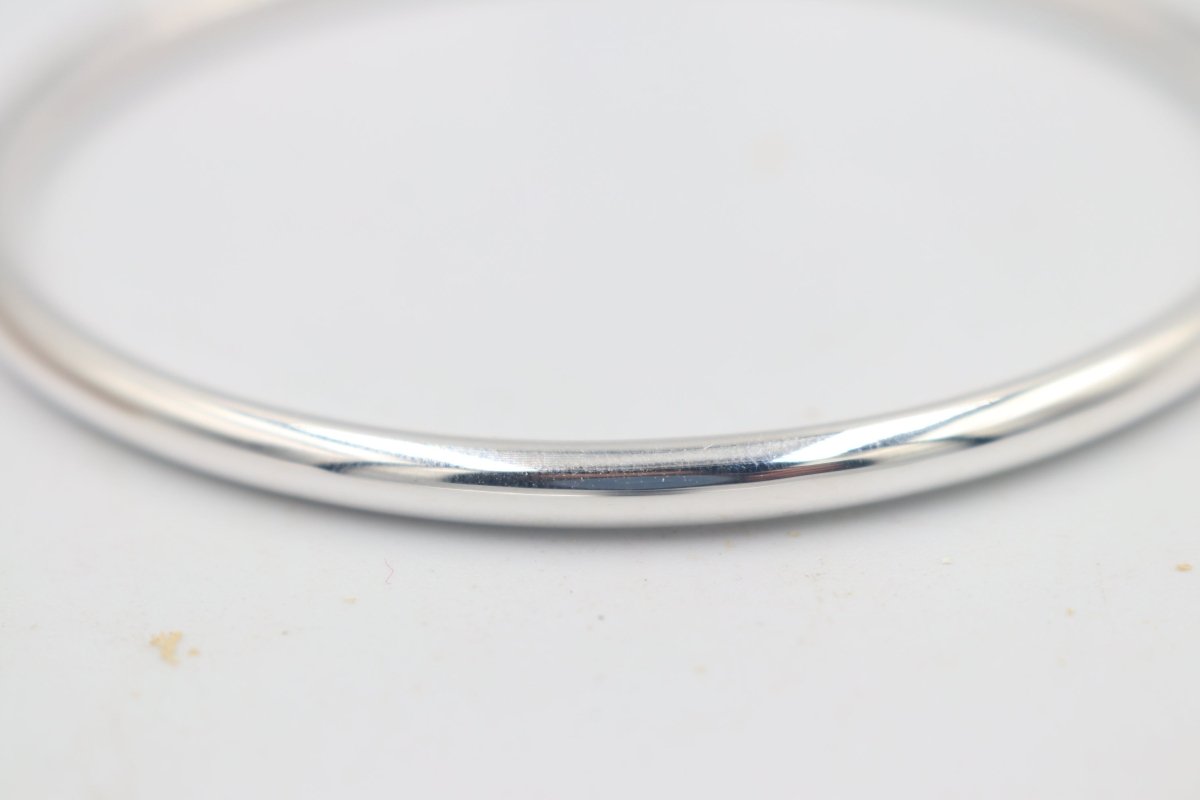 Sterling Silver Full Round Bangle