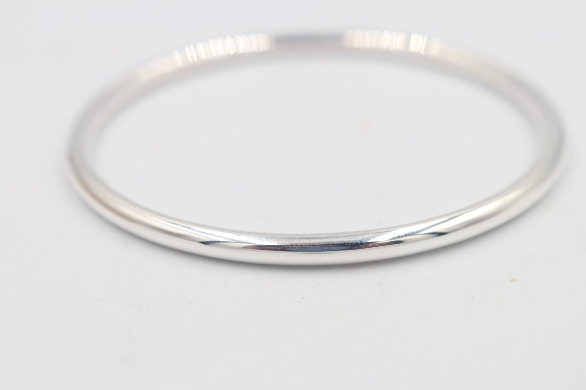 Sterling Silver Full Round Bangle