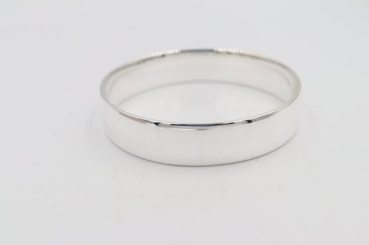 Sterling Silver Heavy Bangle SYB35 14.5mm wide